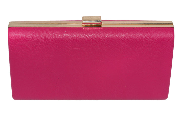 Trina Fushia gold Handbag