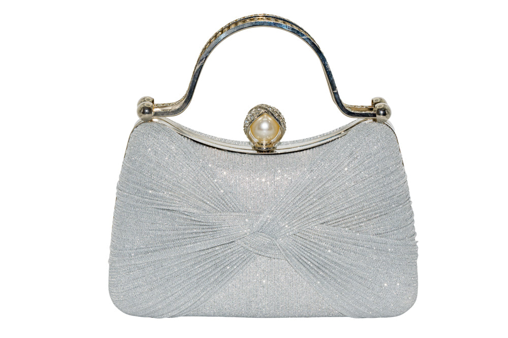 Meira  Silver Handbag