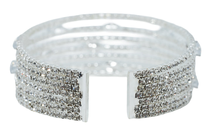 Ciara 7 Tier Diamante Bangle