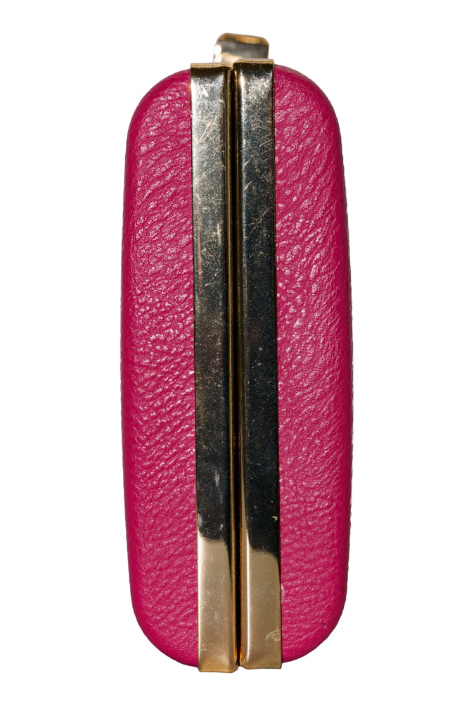 Trina Fushia gold Handbag