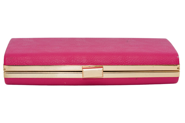 Trina Fushia gold Handbag