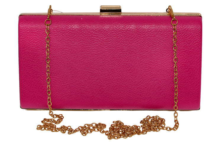 Trina Fushia gold Handbag