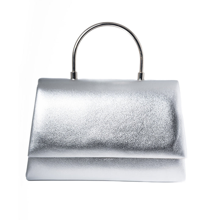 Silver Metallic Handbag