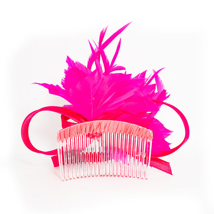 Camile Bright Pink Headpiece