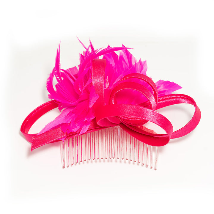 Camile Bright Pink Headpiece