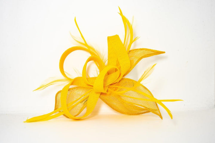 Laura Yellow Leaf Fascinator