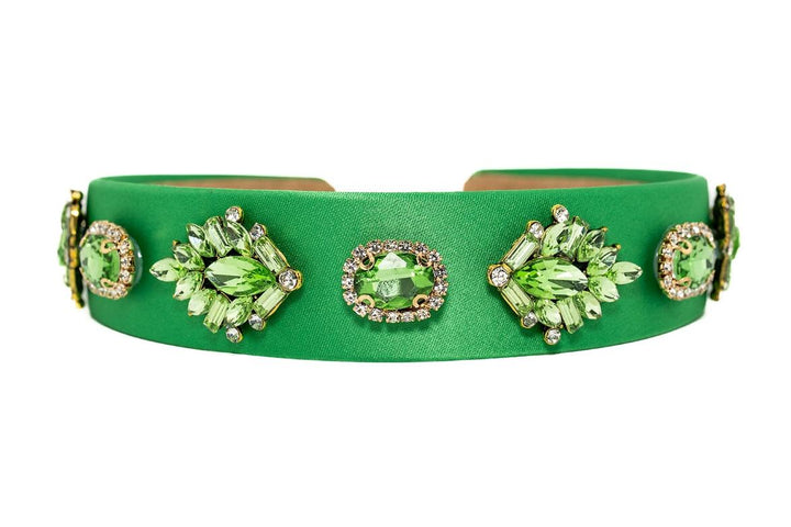 Green Embellished Hairband