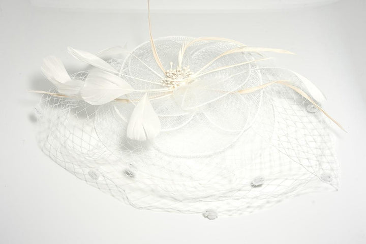 Niamh White Net Fascinator