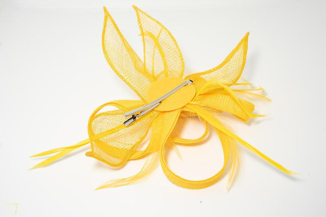 Laura Yellow Leaf Fascinator