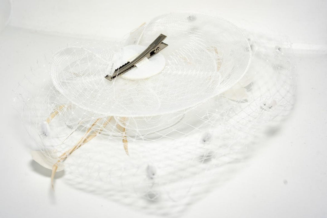 Niamh White Net Fascinator