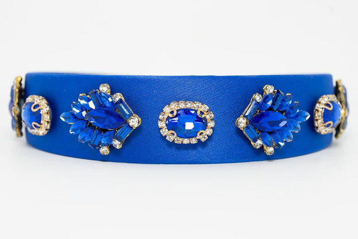 Blue Embellished Hairband