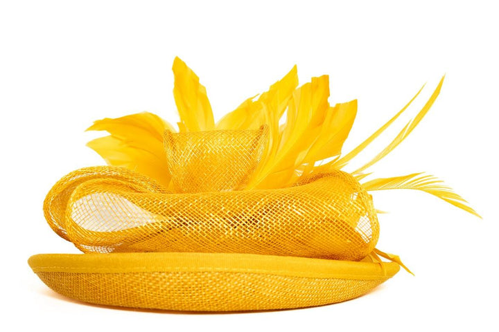 Yellow Fascinator