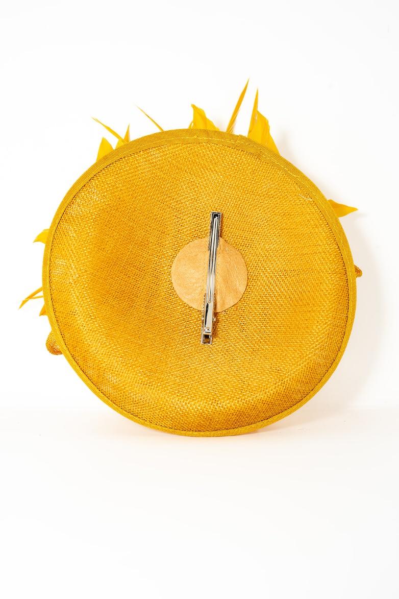 Yellow Fascinator