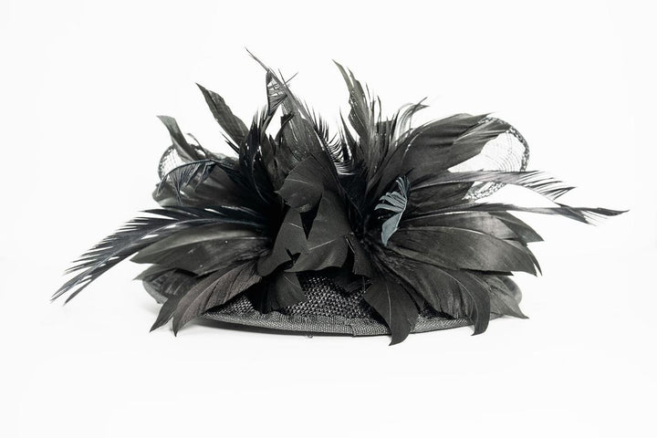 Black Bag, Pashmina and Fascinator Bundle