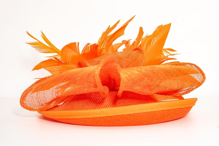 Orange Fascinator