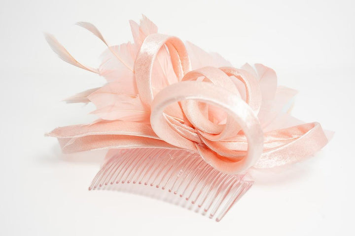 Peach Camille Headpiece