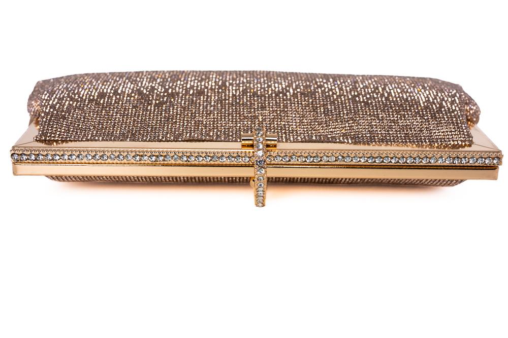 Gold Clutch bag