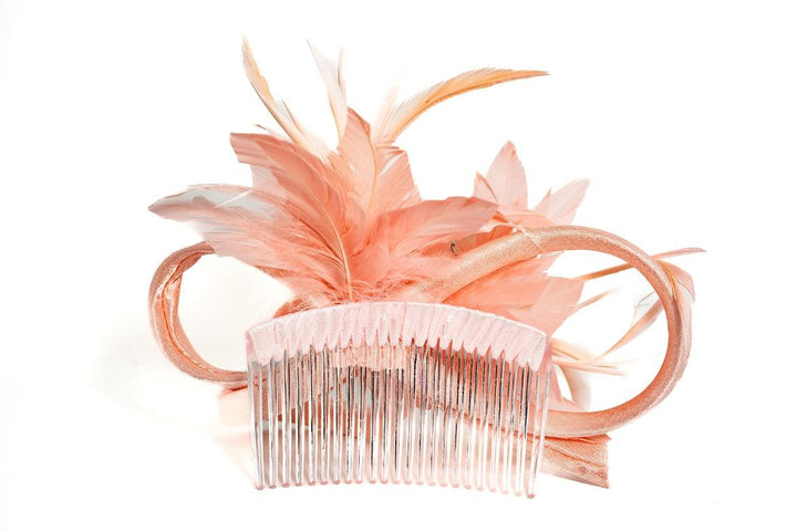 Peach Camille Headpiece