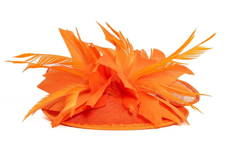 Orange Fascinator